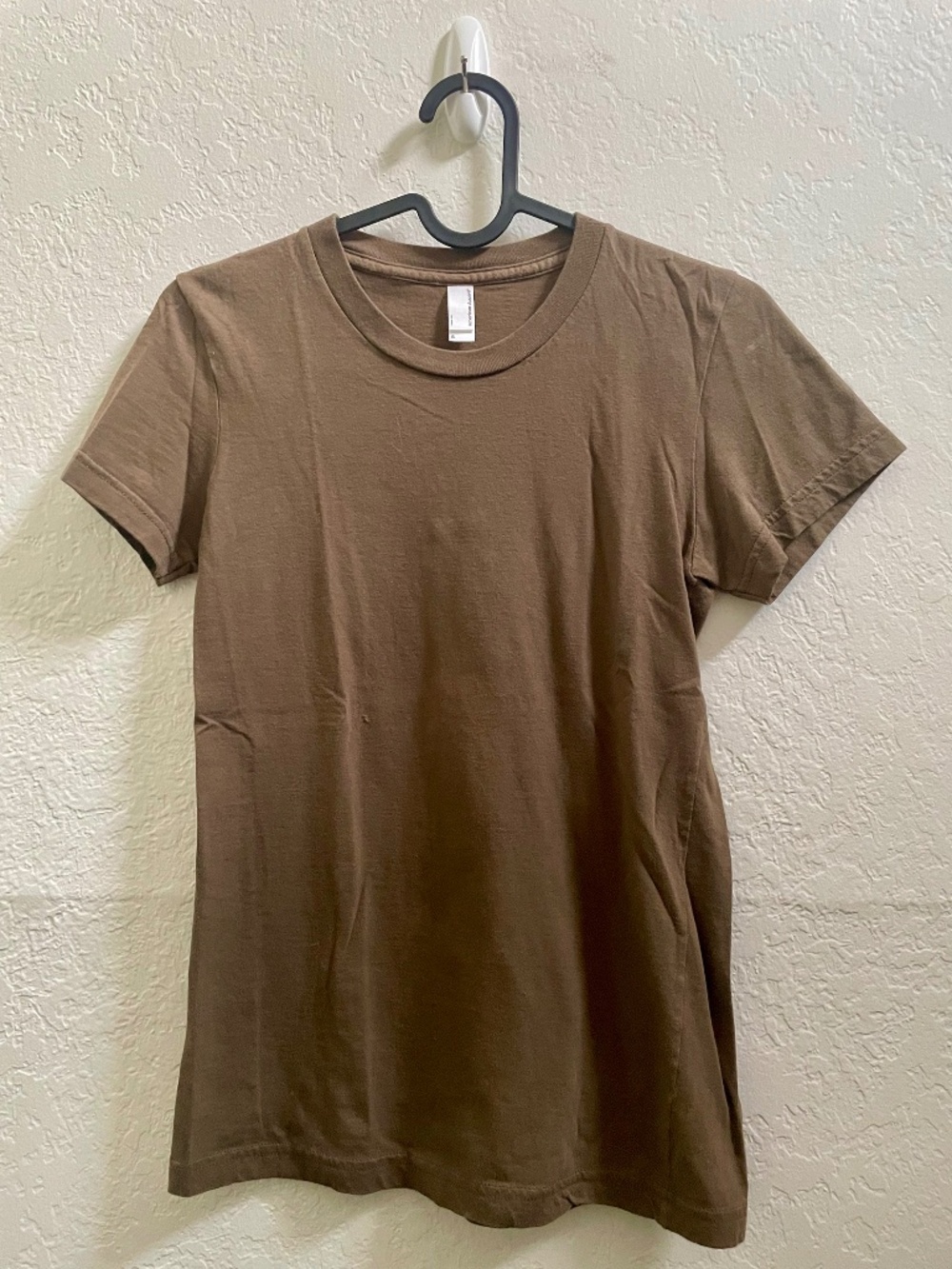 Vintage American Apparel Classic Girl Fit Army Green Tshirt -Made in USA - Small